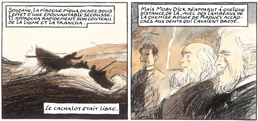 extrait bd A la recherche de Moby Dick