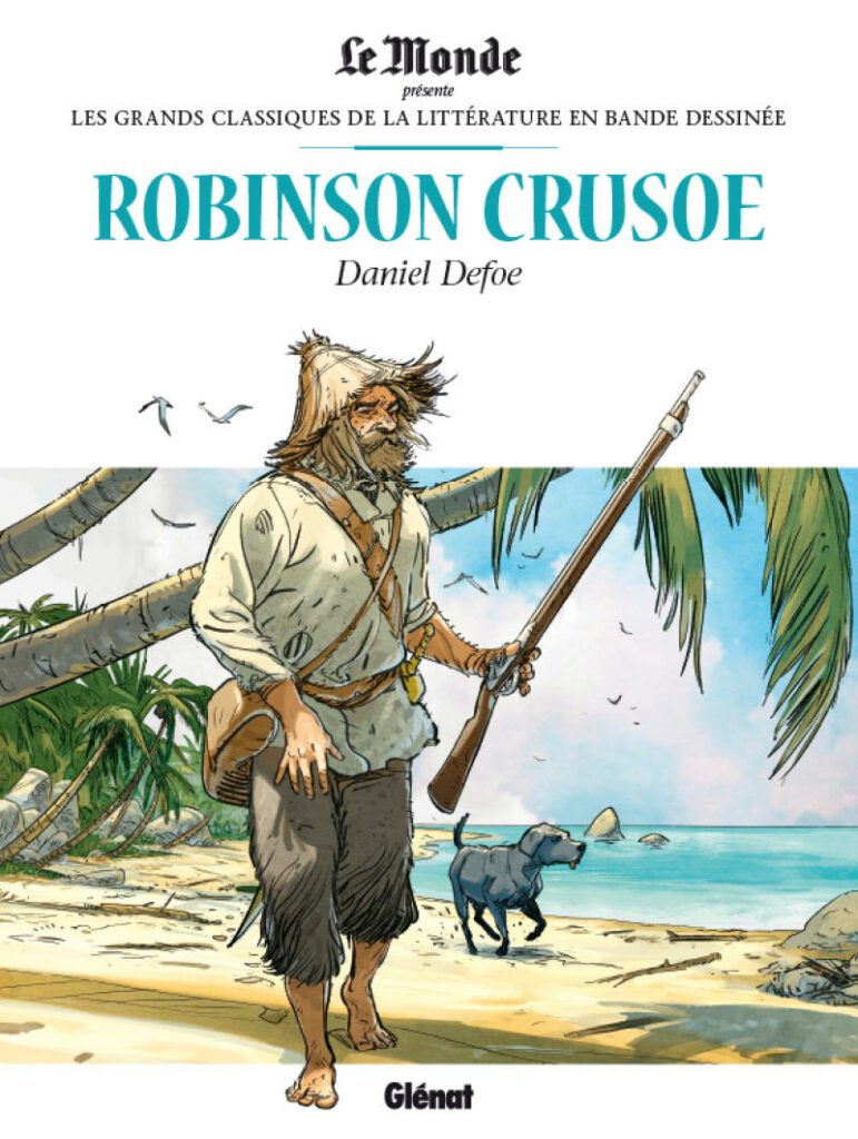 Couverture bande dessinée Robinson Crusoé