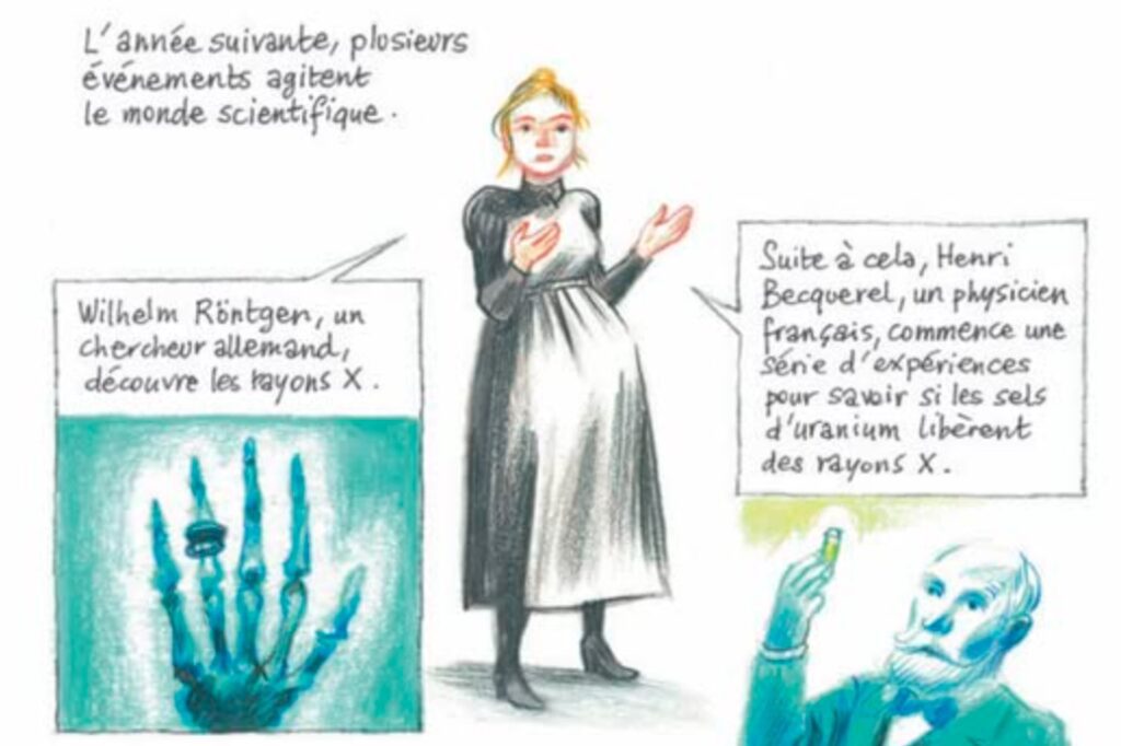 extrait bd Marie Curie