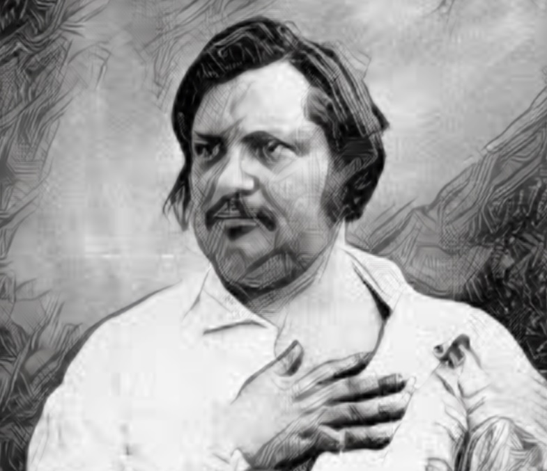 portrait dessiné Balzac