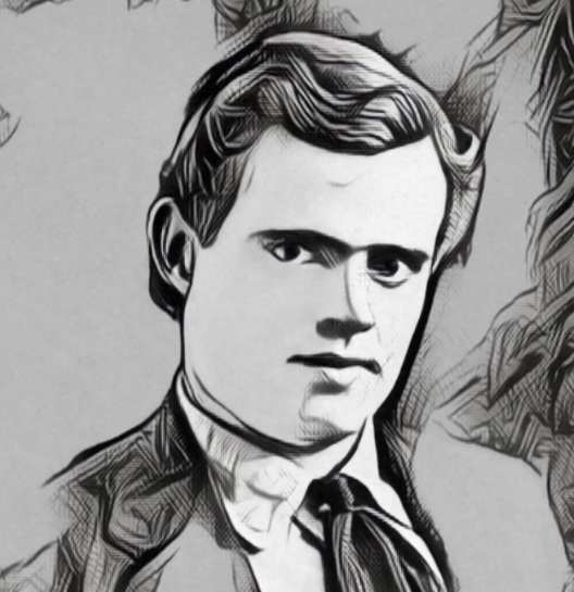 portrait dessiné Jack London