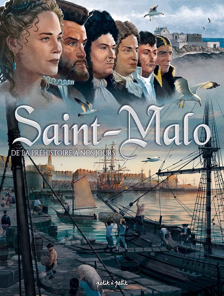 couverture bande dessinée Saint-Malo – De la Préhistoire à nos jours