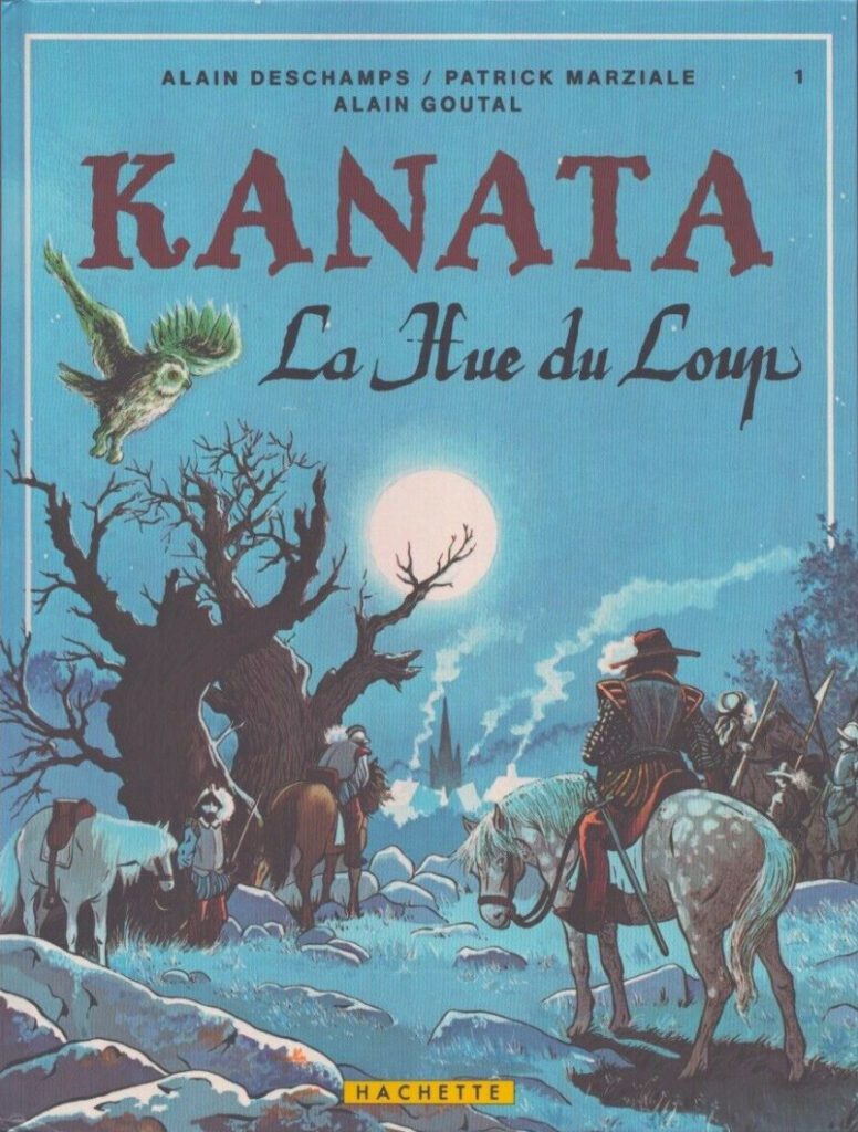 couverture bd Kanata Tome 1 : La hue du loup