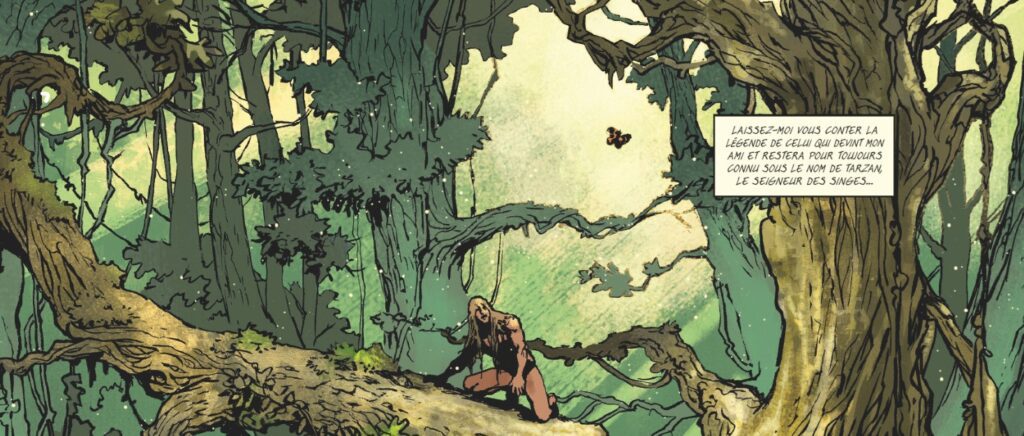 extrait bd Tarzan, l'homme-singe - Tome 1