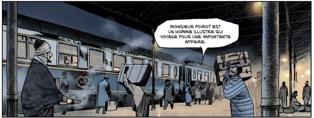 extrait bd Le Crime de l'Orient-Express