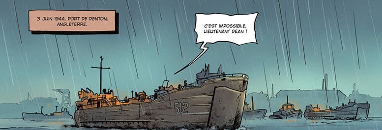 extrait bd Gravé dans le sable