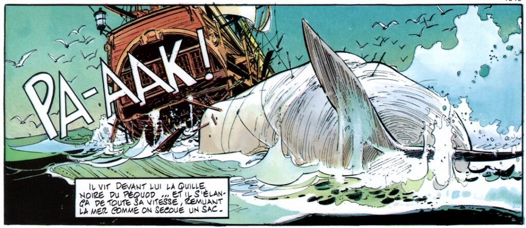 extrait bd Moby Dick (Gillon/ Ollivier)