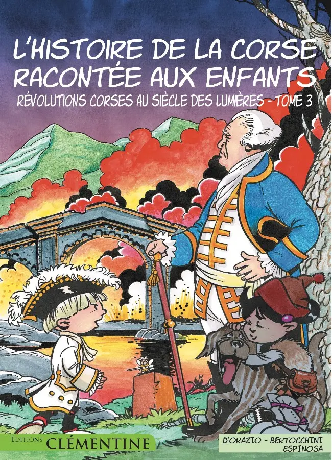 couverture bd L'Histoire de la Corse racontée aux enfants - Tome 3