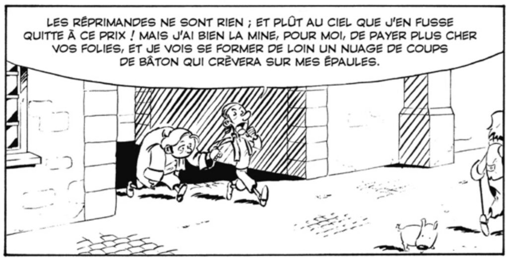 extrait bd Les Fourberies de Scapin