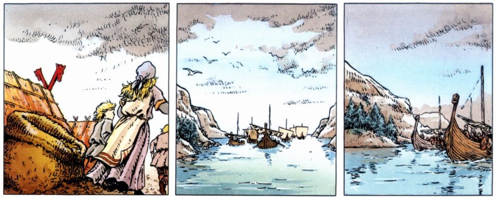 extrait bd Moi Svein, compagnon d'Hasting - L'initiation