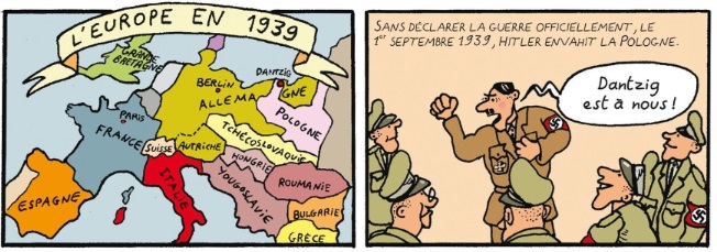 extrait bd L'Histoire de France en BD - 1939 - 1945... la Seconde Guerre mondiale !