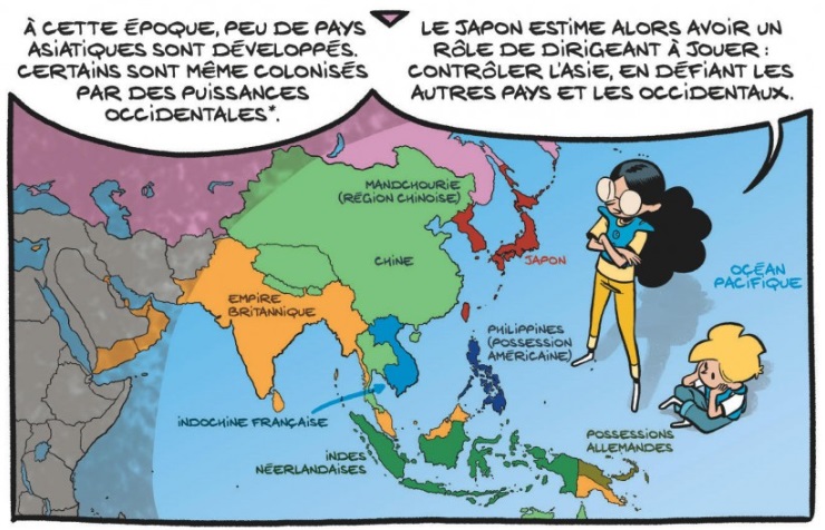 extrait bd Le fil de l'Histoire raconté par Ariane & Nino - 1939-1945 - Le Japon dans la guerre jusqu'au bout