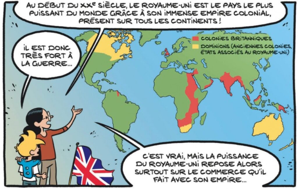 extrait bd Le fil de l'Histoire raconté par Ariane & Nino - 1939-1945 - Le Royaume-Uni dernier rempart de l'Europe