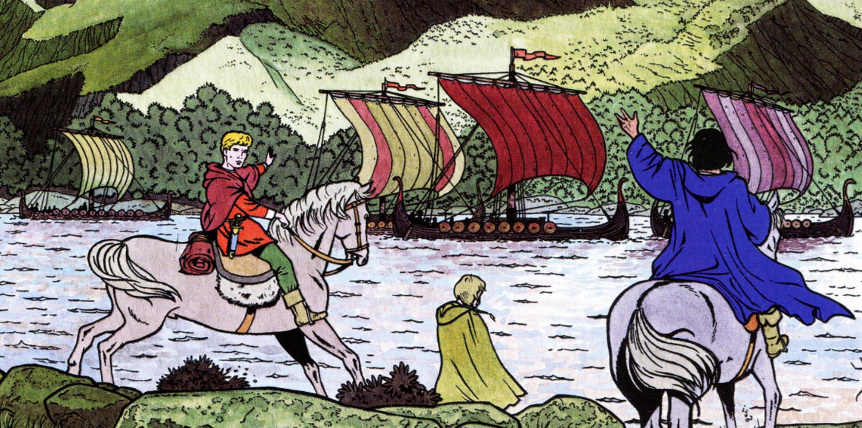 extrait bd Les Voyages d'Alix - Les Vikings