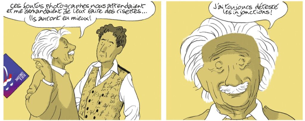 extrait bd L'éternité béante - Et si Einstein revenait ?