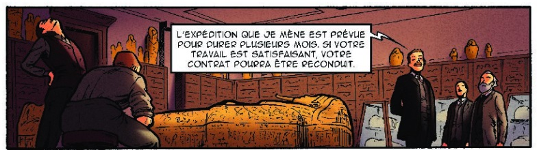 extrait bd Toutânkhamon, La quête de Howard Carter