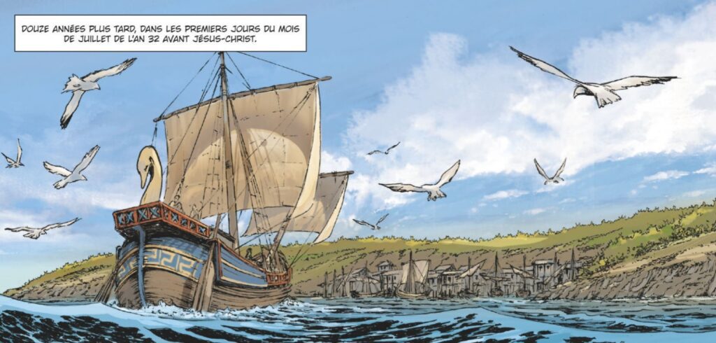 extrait bd Les Grandes Batailles Navales – Actium