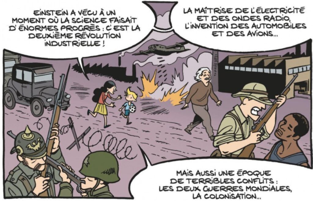 extrait bd Le fil de l'Histoire raconté par Ariane & Nino - Albert Einstein