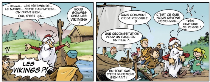 extrait bd Il était une fois l'homme - Les Vikings