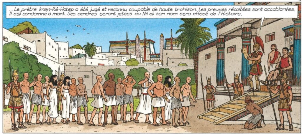 extrait bd Les Pharaons d'Alexandrie