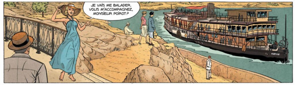 extrait bd Hercule Poirot - Mort sur le Nil