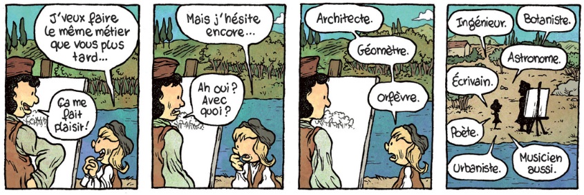 extrait bd Le petit Léonard de Vinci