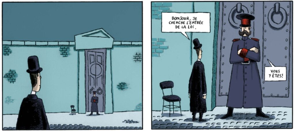 extrait bd Le Procès