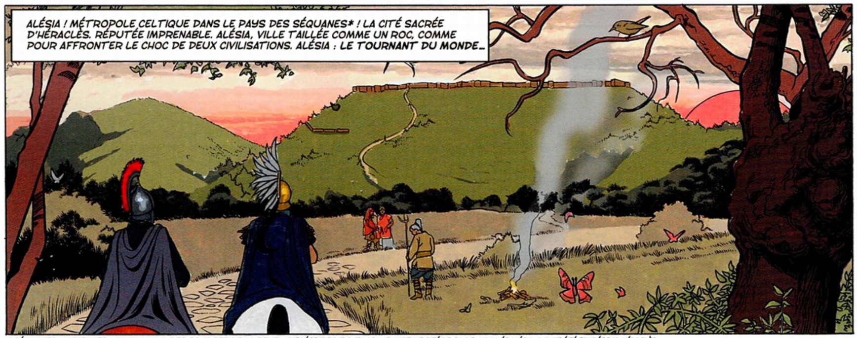 extrait bd Les Voyages d'Alix - Alésia