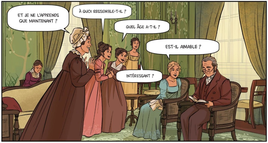 extrait bd Orgueil et Préjugés