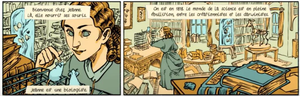 extrait bd Fractale - Le Grand Voyage Scientifique