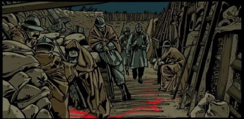 extrait bd Cicatrices de guerre(s)