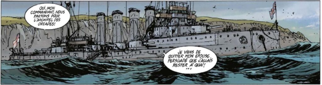 extrait bd Les Grandes Batailles Navales – Jutland