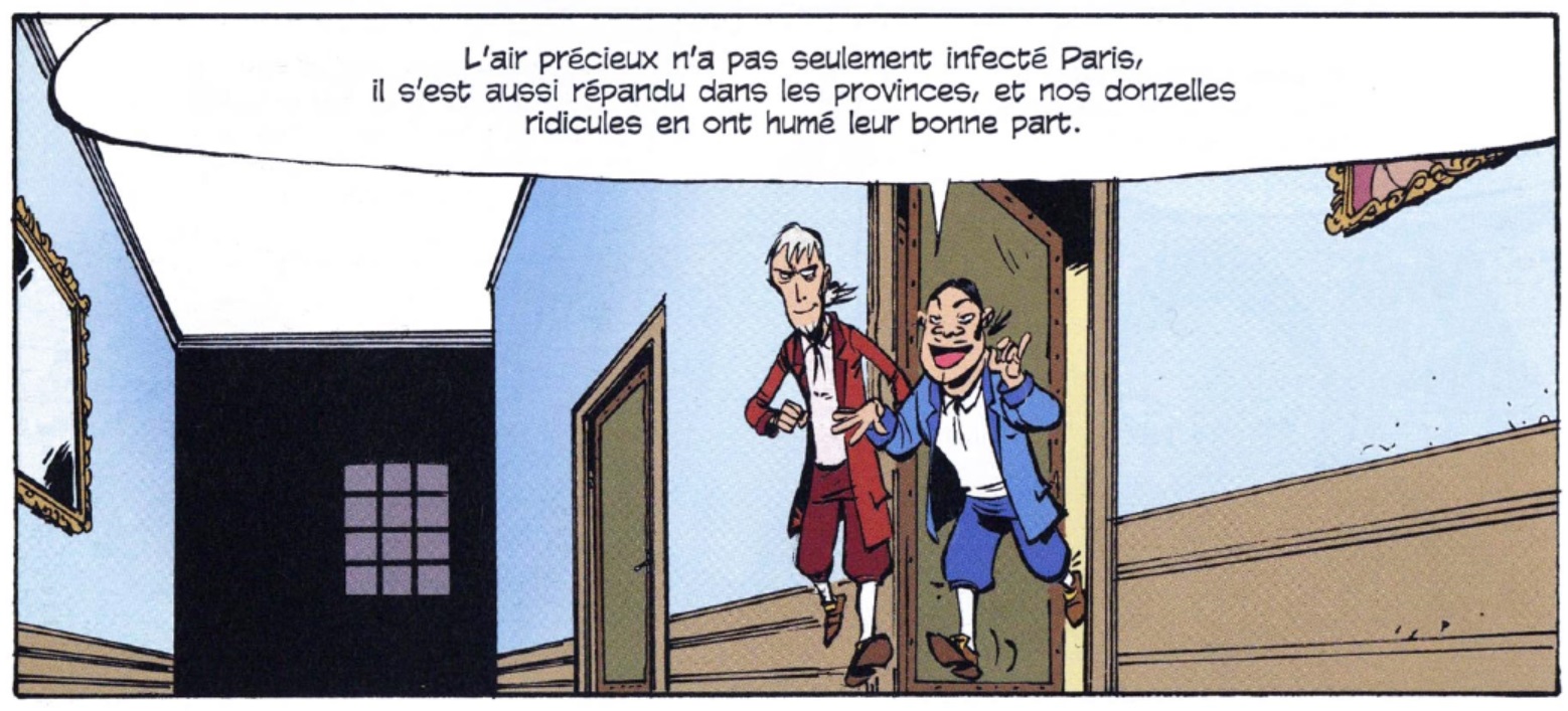 extrait bd Les Précieuses ridicules